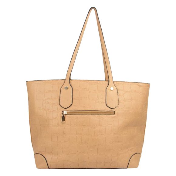 Large Patterned Tote Shoulder Bag - Picture 3 of 6